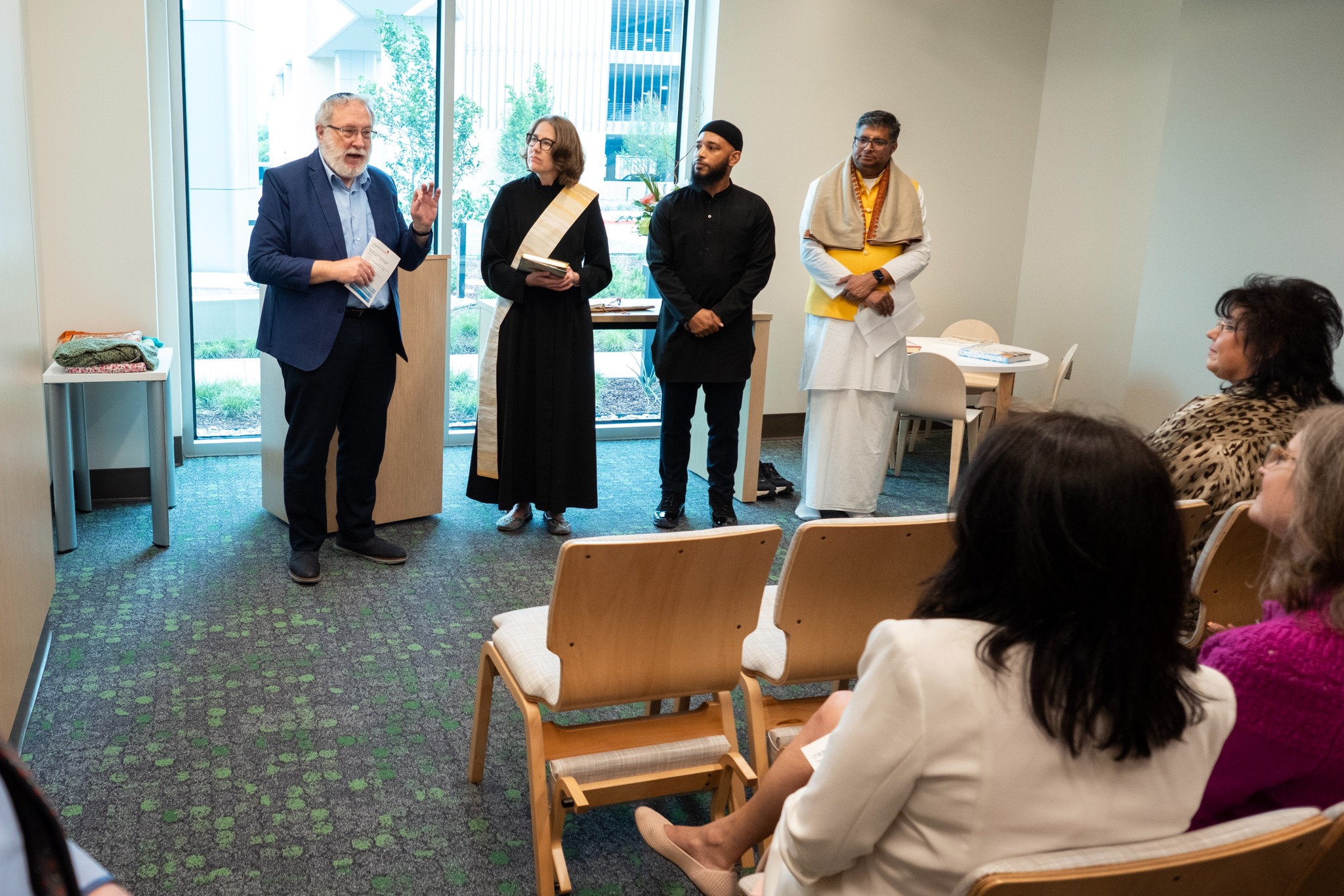Rabbi Howard Wolk, Community Chaplain, Represents JFS Dallas at Children’s Health Grand Opening